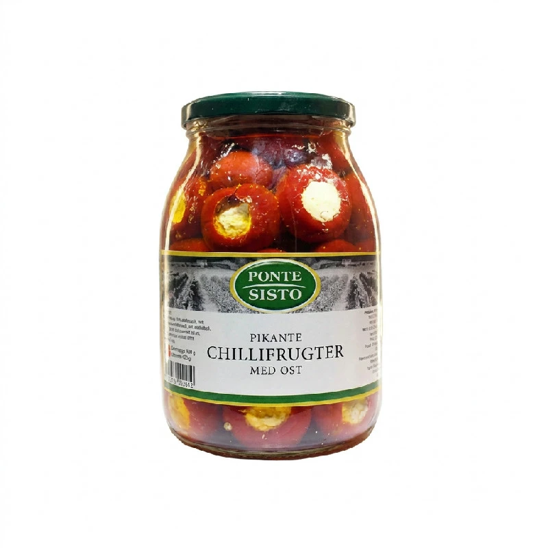 Chilifrukt Pikant m/Ost 950 g 212572 by PONTE S color Svart