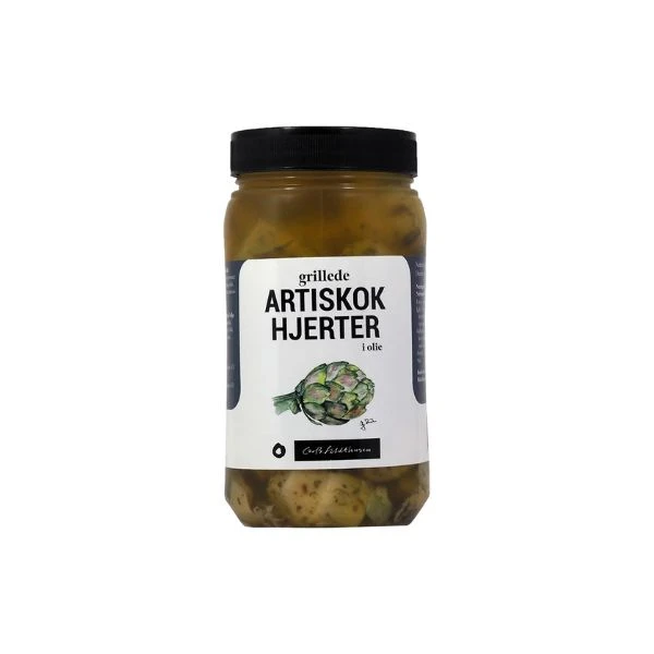 Artisjokkhjerte Grillet Hel BT 1,1 KG 200393 by FELDTHUS color Svart