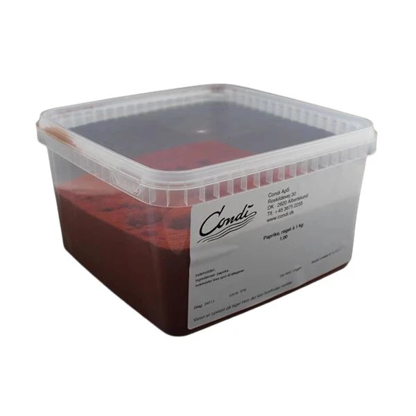 Krydder Paprika Røkt BT 1 kg 67146 by Condi color Svart