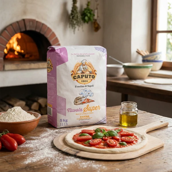 Pizzamel Nuvola Super Caputo 5KG 345269 by Caputo color Svart