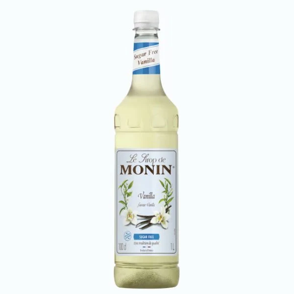 Monin Sirup Vanilje, Sukkerfri (PET) 100 61336 by MONIN color Svart