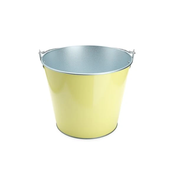 Gul vinkjøler i metall med håndtak, 5 liter 6312LC00 by koala color Svart