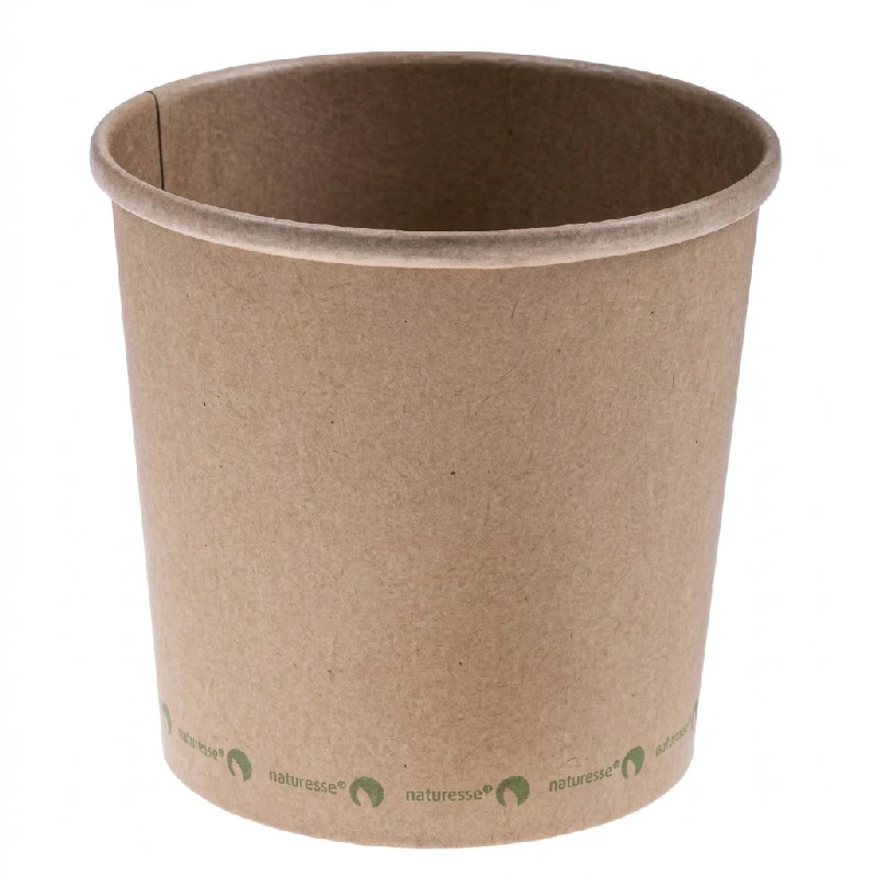 Pappbeger til suppe 950 ml Ø118 bionedbrytbart 25 stk. 117221 by Multiline color Bruin