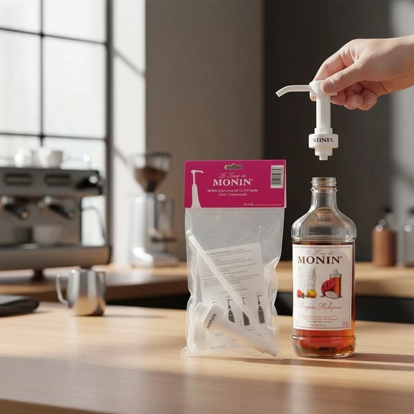 Monin siruppumpe 10 ml (100 cl) - kun til PET-flasker 803586 by MONIN color Svart
