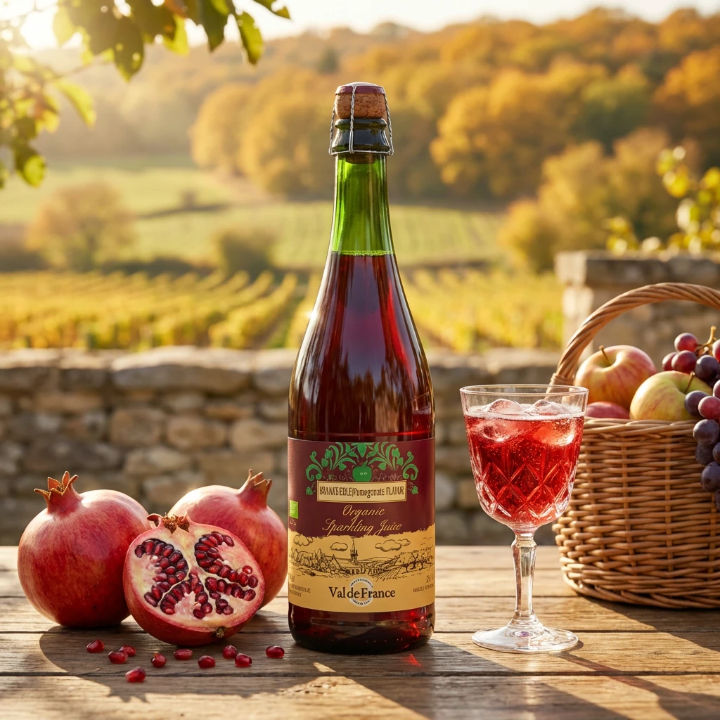 Val de France Alkoholfri Cider Granateplesmak Øko 200153 by Val de France color Svart