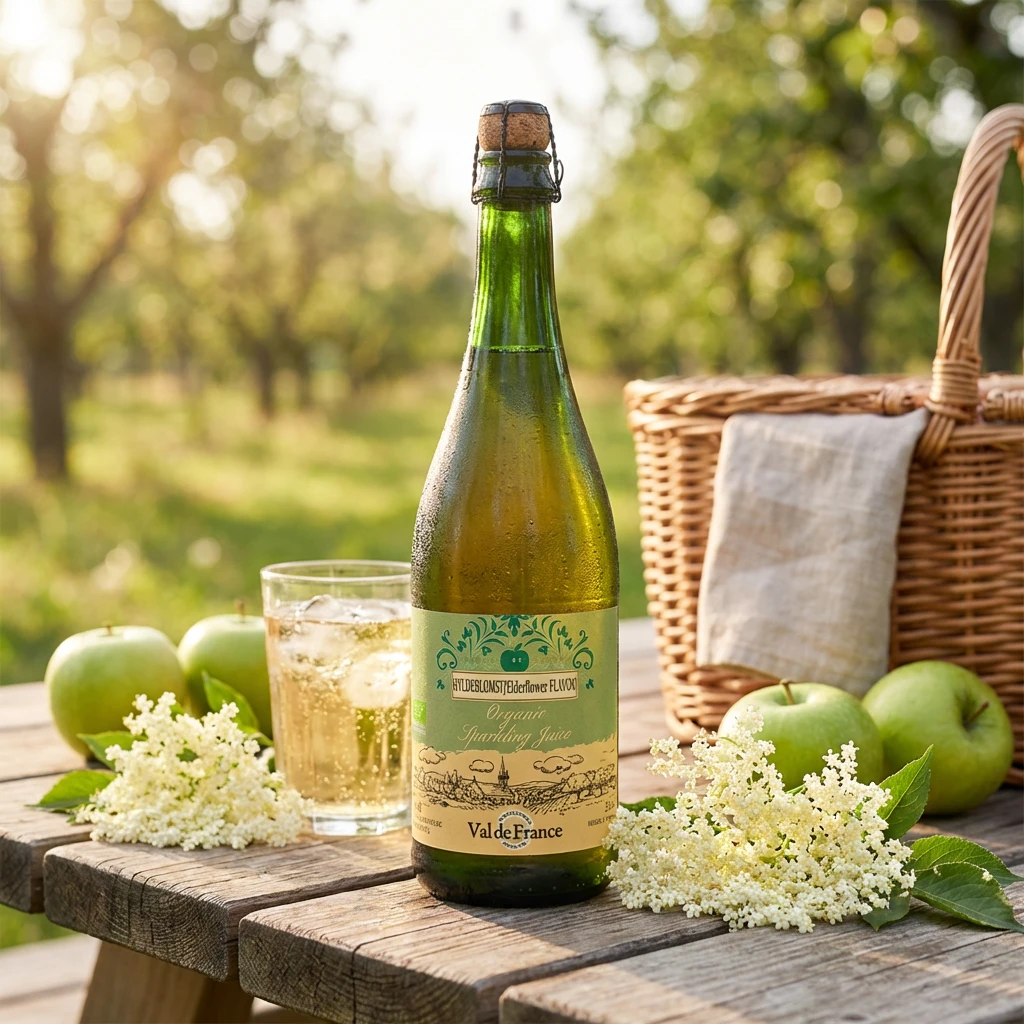 Alkoholfri cider hylleblomst Øko - Val De France 289487 by Val de France color Svart