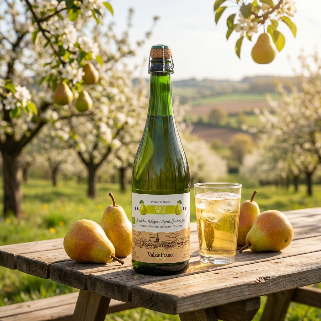 Alkoholfri cider pæresmak Øko - Val De France 239510 by Val de France color Svart