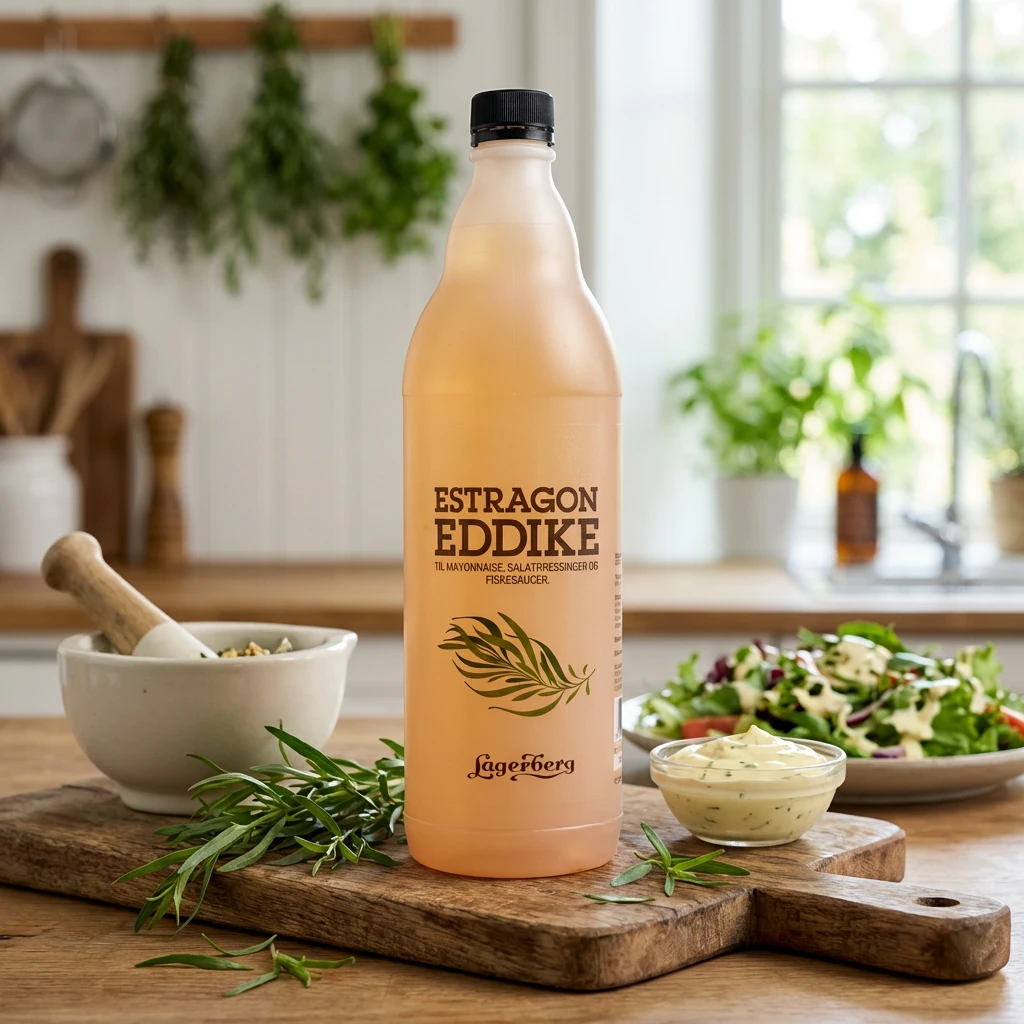 Estragoneddik 7% 1 L 21395 by Lagerberg color Svart