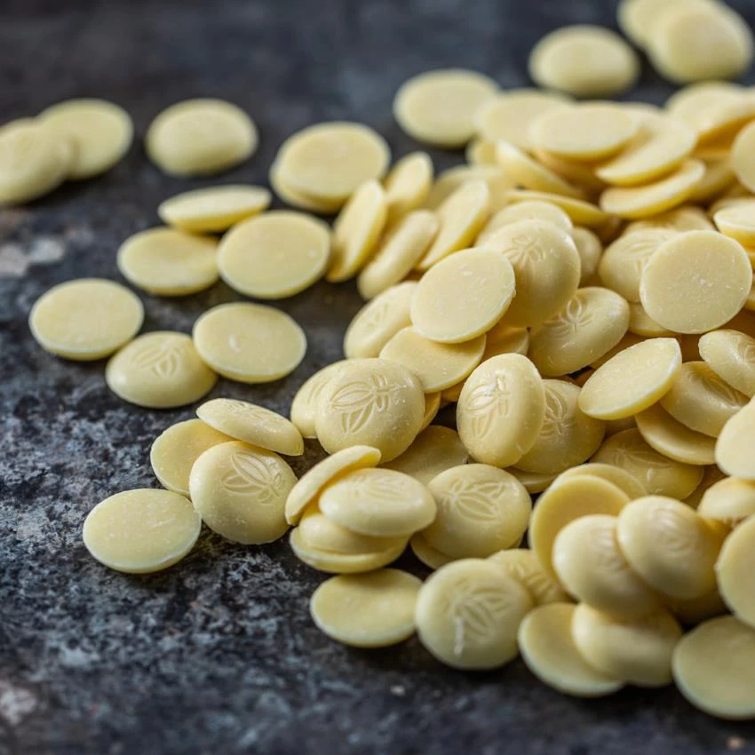 Sjokolade hvit Sao Palme 30% 2 kg 341055 by Felchlin color Svart
