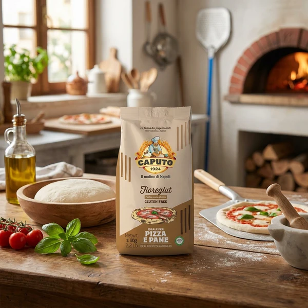 Caputo Pizzamel, glutenfritt 1 kg 345584 by Caputo color Svart