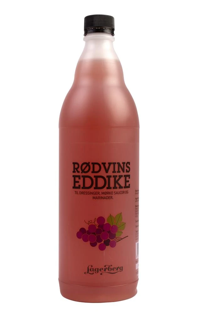 Rødvinseddik Fransk 6% 1 l 21393 by Lagerberg color Svart