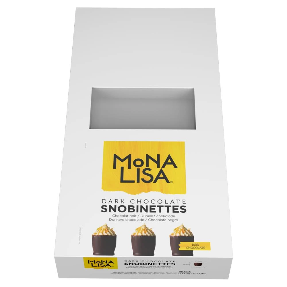 Sjokolade Snobinettes Mørk 90 stk 294862 by Mona Lisa color Svart