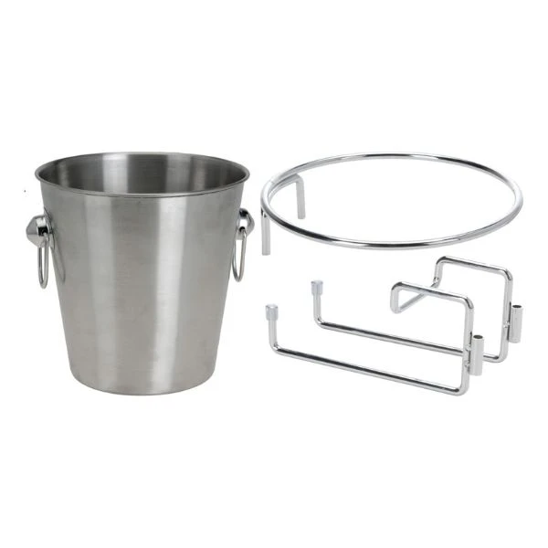 Champagnekjøler med bordholder A12405690 by Koop color Silver