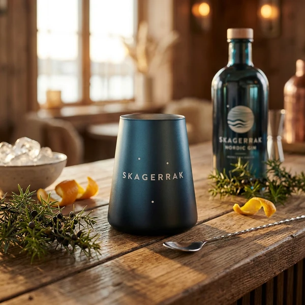 Skagerrak Nordic Gin Glass Skagerrakglas by Skagerrak color Svart