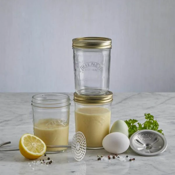 Mayonnaise maker SETT Kilner® 15x13x25cm KI25003 by Kilner color Svart