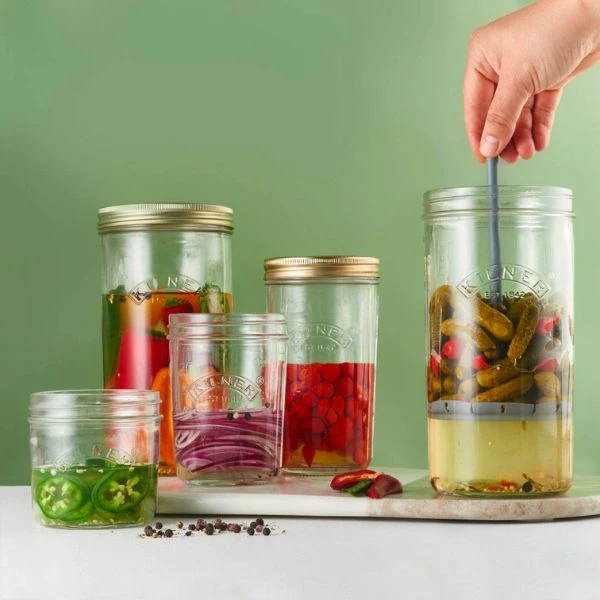 Pickling Krukke SETT Kilner® 1 liter KI25068 by Kilner color Svart