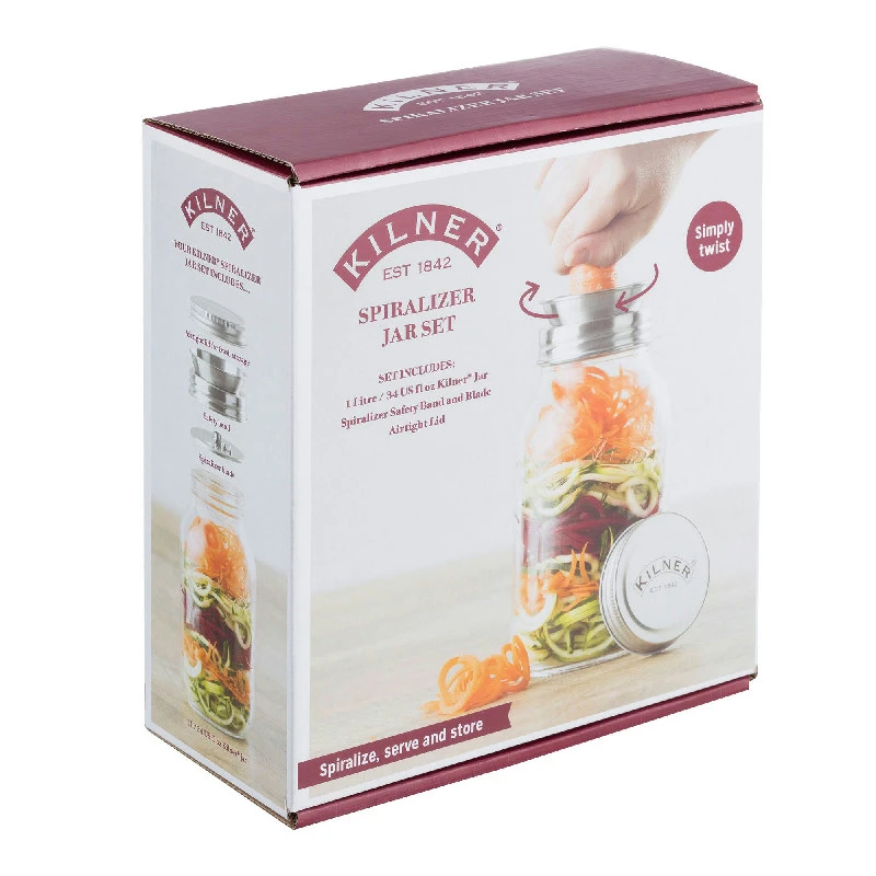 Spiralizersett Kilner® 1 liter KI25815 by Kilner color Svart