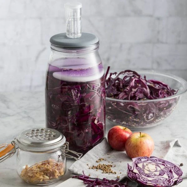 Fermenteringssett Kilner® Ø17x32cm KI25839 by Kilner color Svart