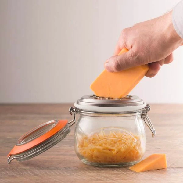 Rivjern med krukke Kilner® 0,5 l KI25841 by Kilner color Svart