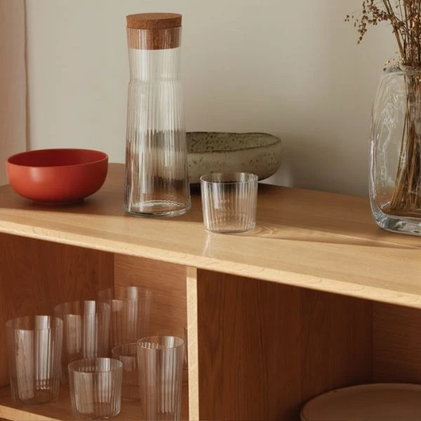 Drikkeglass Gio Line Sett 4 LSA 390ml, 9x8,4x8,4cm LGI22 by LSA INTERNATIONAL color Helder