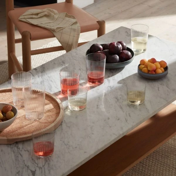 Drikkeglass Gio Line Sett 4 LSA 560ml, 12x9x9cm LGI23 by LSA INTERNATIONAL color Svart
