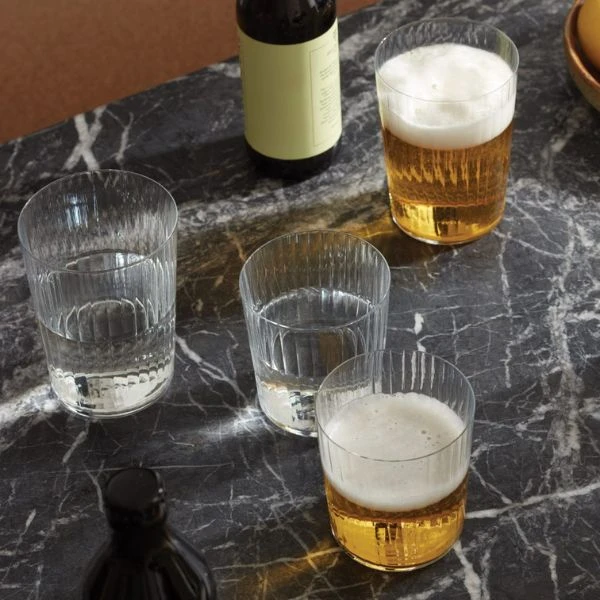 Drikkeglass Gio Line Sett 4 LSA 560ml, 12x9x9cm LGI23 by LSA INTERNATIONAL color Svart