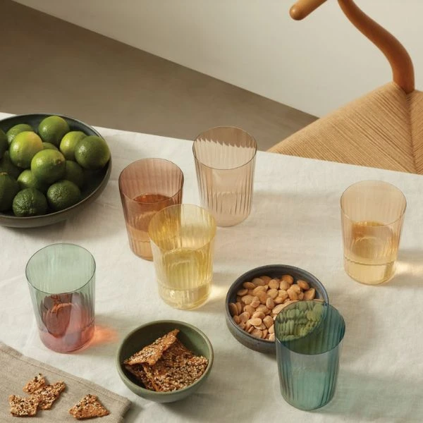 Drikkeglass Gems Rav Sett 4 LSA 560ml, 12x9x9cm LGM04 by LSA INTERNATIONAL color Bernstein