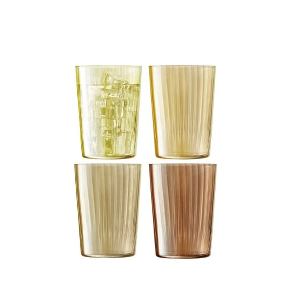 Drikkeglass Gems Rav Sett 4 LSA 560ml, 12x9x9cm LGM04 by LSA INTERNATIONAL color Bernstein