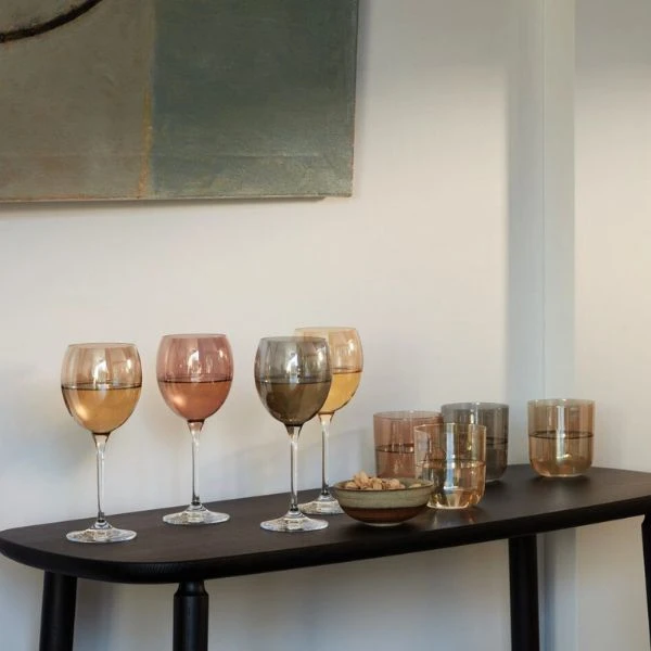 Drikkeglass Metallics Prikket LSA 420ml LPZ07 by LSA INTERNATIONAL color Metalic Blandat