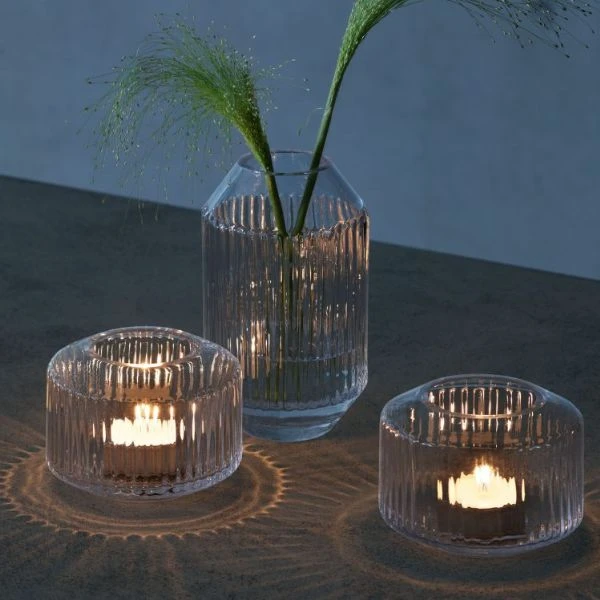 Vase Rotunda LSA 15x9,2x9,2cm LRT02 by LSA INTERNATIONAL color Svart