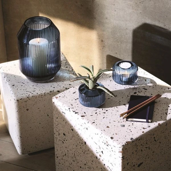 Vase Rotunda Safir LSA 15x9,2x9,2cm LRT08 by LSA INTERNATIONAL color Svart