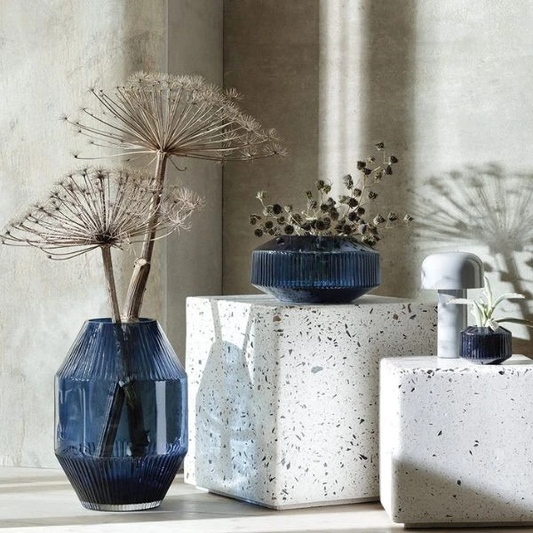 Vase Rotunda Safir LSA 15x9,2x9,2cm LRT08 by LSA INTERNATIONAL color Svart