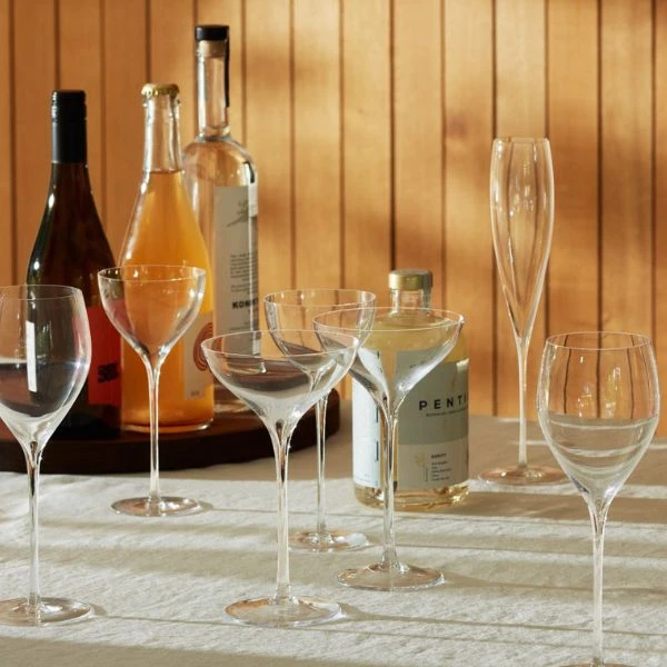 Champagneglass Savoy Sett 2 LSA 200ml LSA05 by LSA INTERNATIONAL color Svart