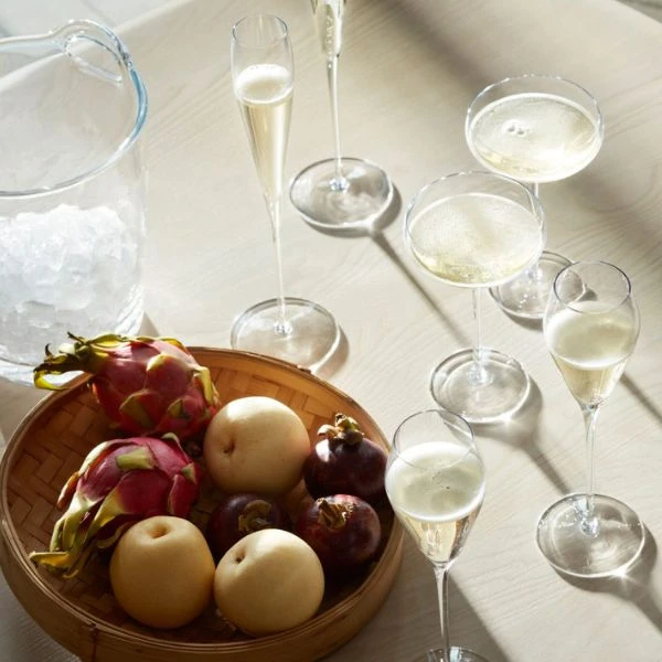 Champagneglass Savoy Sett 2 LSA 200ml LSA05 by LSA INTERNATIONAL color Svart