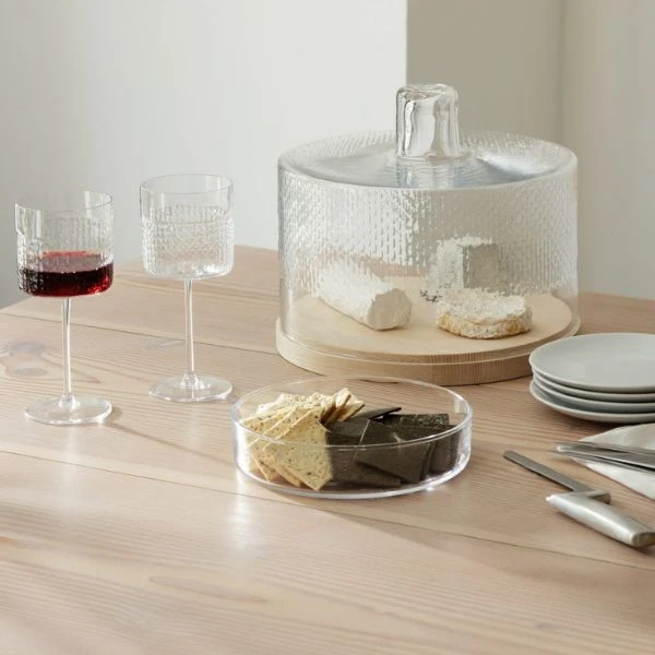 Osteklokke Flettet LSA Ø29cm, H24.5cm LWR19 by LSA INTERNATIONAL color Svart