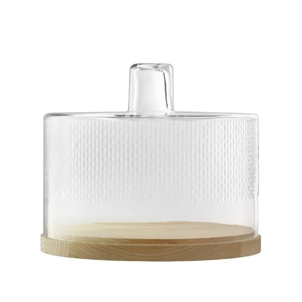 Osteklokke Flettet LSA Ø29cm, H24.5cm LWR19 by LSA INTERNATIONAL color Svart