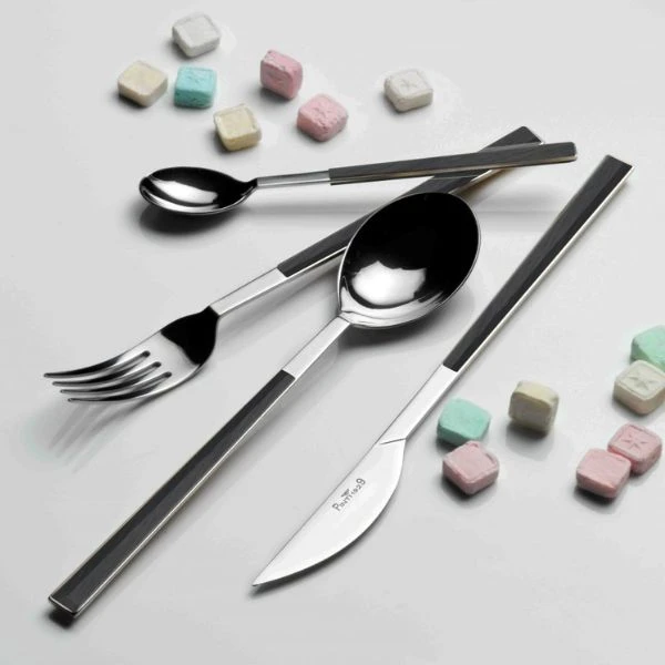 Bestikksett 24 deler Sushi Queen Ebony Pintinox 471302 by PINTINOX color Svart