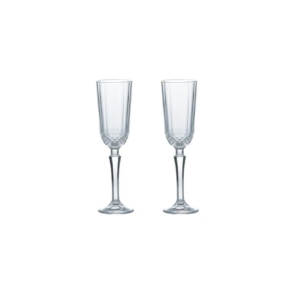Champagneglass sett/2 Winchester Ravenhead® 13 cl - Ø 5,5x21cm KR41416 by RAVENHEAD color Svart
