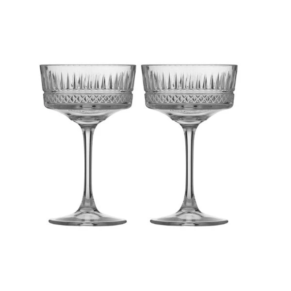 Cocktail coupe Winchester sett/2 Ravenhead® 26 cl Ø 10x17cm KR41456 by RAVENHEAD color Svart