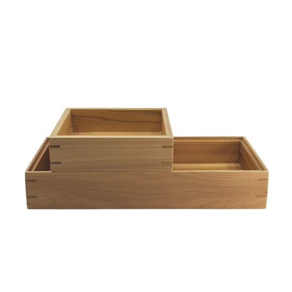 Hinoki oppbevaringskasse liten HOME 15x15x15cm 150002 by SCANDINAVIAN HOME color Trä