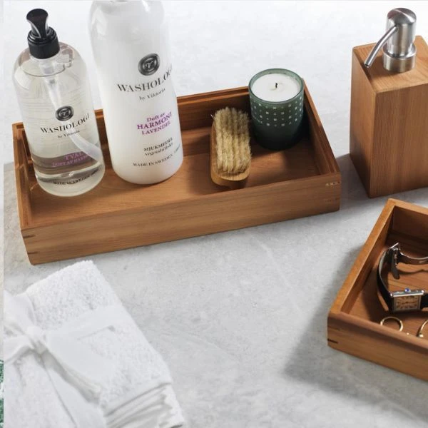 Hinoki oppbevaringskasse stor HOME 30x15x5cm 150003 by SCANDINAVIAN HOME color Trä