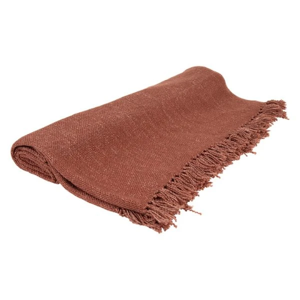 Pledd Harmoni Rød HOME 130x170 cm 160001 by SCANDINAVIAN HOME color Röd