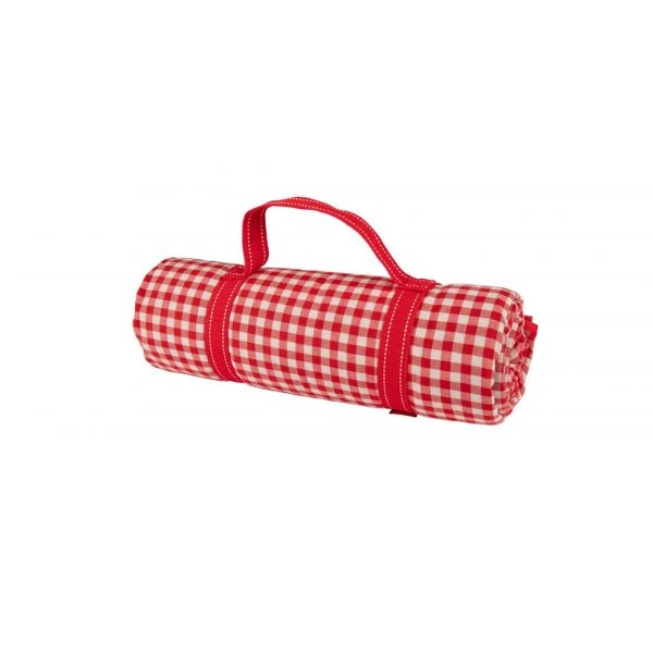 Piknikpledd Rød/Hvit Rutete By Bercato 150x135cm B79082 by SCANDINAVIAN HOME color Svart