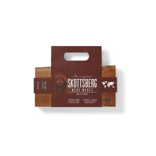 Skjærebrett Natur SKOTTSBERG® 35x18x3cm S532648 by SKOTTSBERG color Svart