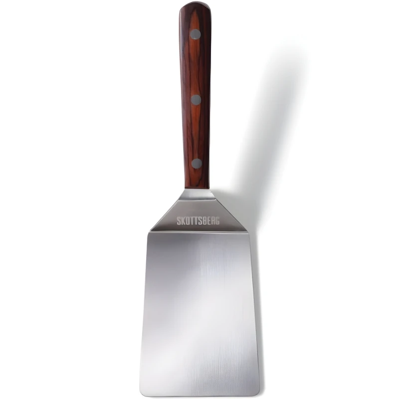 Spatel i rustfritt stål SKOTTSBERG® 28x8,5x2,7cm S533829 by SKOTTSBERG color Silver - mörkt trä