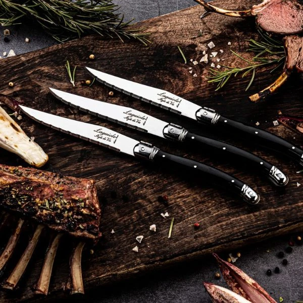 Grillkniver Laguiole Sort Sett 6 SdV 530102 by STYLE DE VIE color Svart