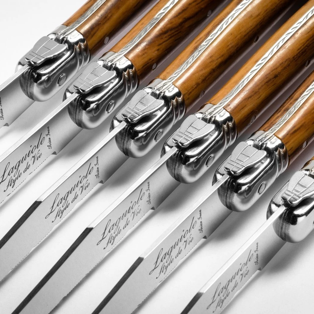 Grillkniver Laguiole Tre Sett 6 SdV 530106 by STYLE DE VIE color Svart
