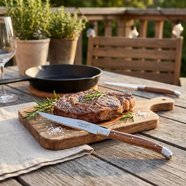 Grillkniver Laguiole Tre Sett 6 SdV 530106 by STYLE DE VIE color Svart