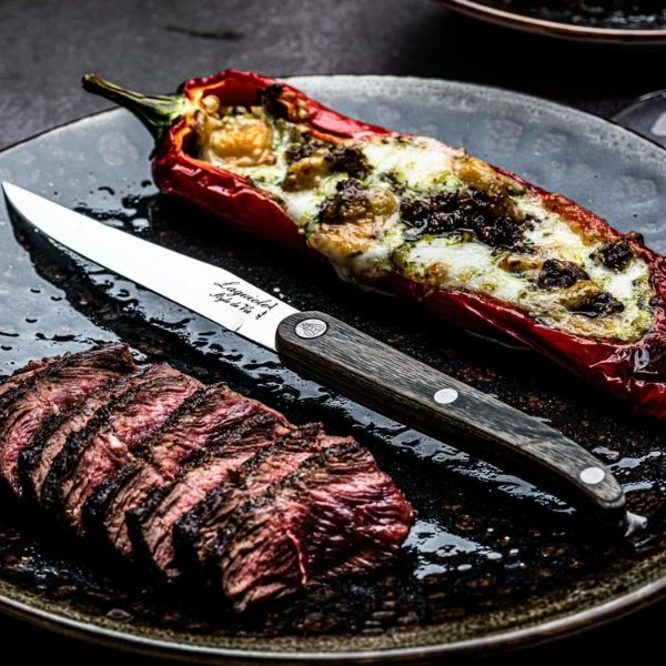 Grillkniver Laguiole Grå Pakka glatt SETT 6 SdV 530402 by STYLE DE VIE color Svart