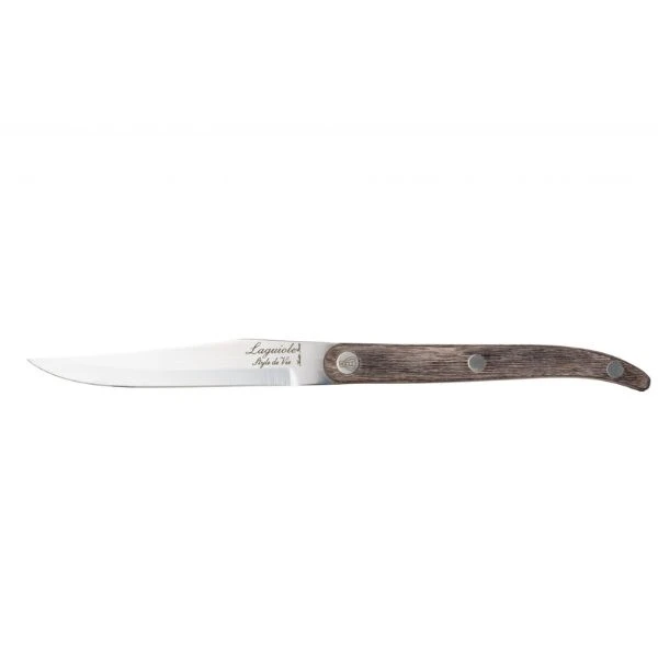 Grillkniver Laguiole Grå Pakka glatt SETT 6 SdV 530402 by STYLE DE VIE color Svart